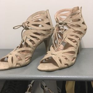 Strappy heels
